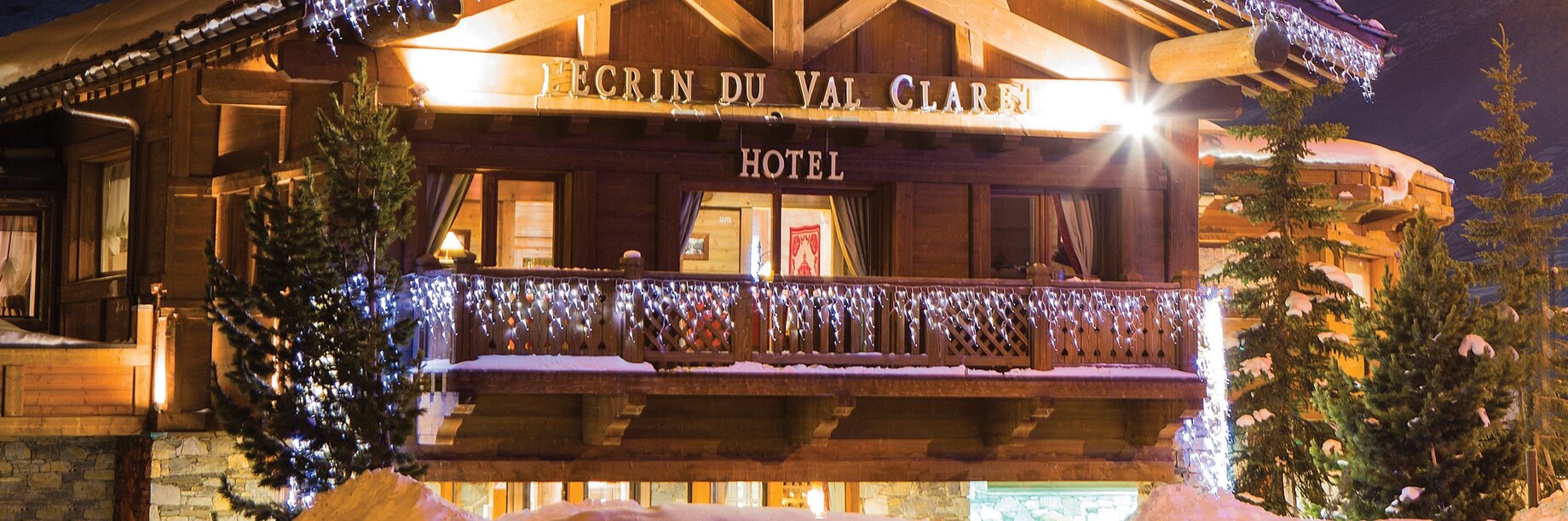 a building with a large deck