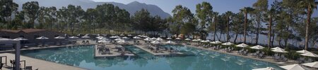 Paleros Beach Resort pool, mainland Greece