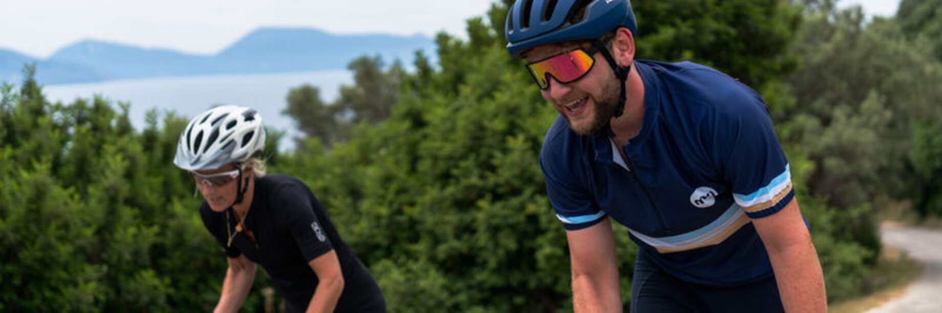 Road cycling at Paleros Beach Resort on the Ionian Coast of Greece