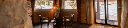 Seating area at Chalet Hotel L'Ecrin