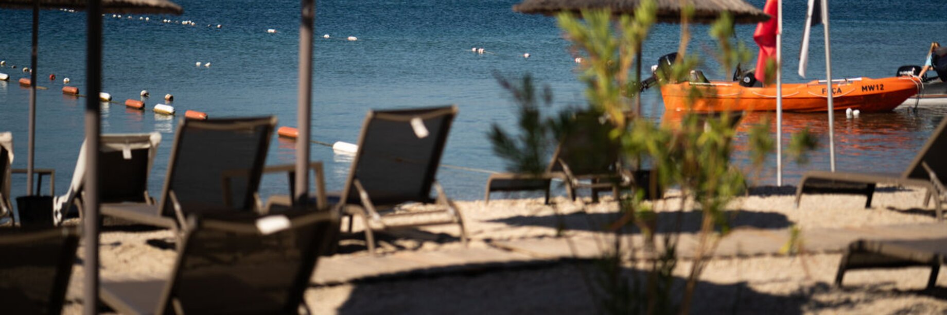 Beach at Phokaia Beach Resort, Turkey