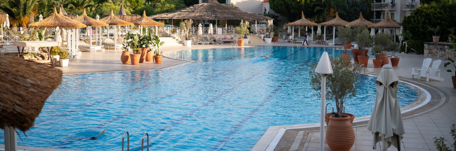 Swimming pool at Phokaia Beach Resort, Turkey