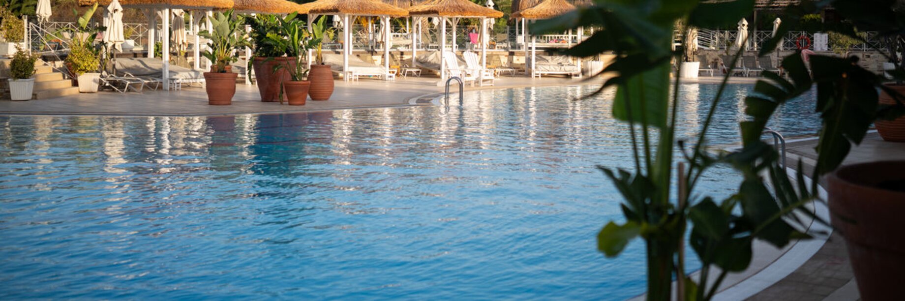 Swimming pool at Phokaia Beach Resort, Turkey