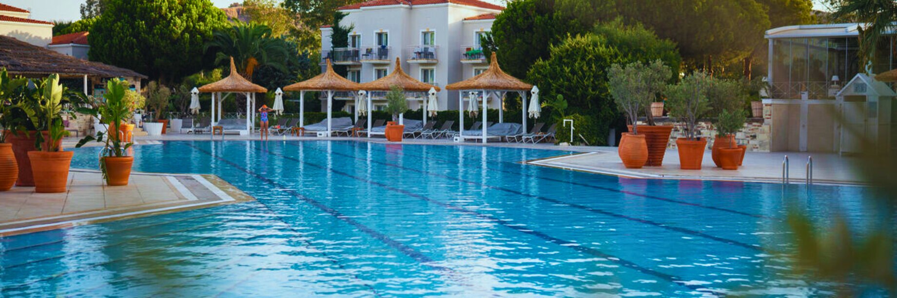 Pool at Phokaia Beach Resort, Turkey