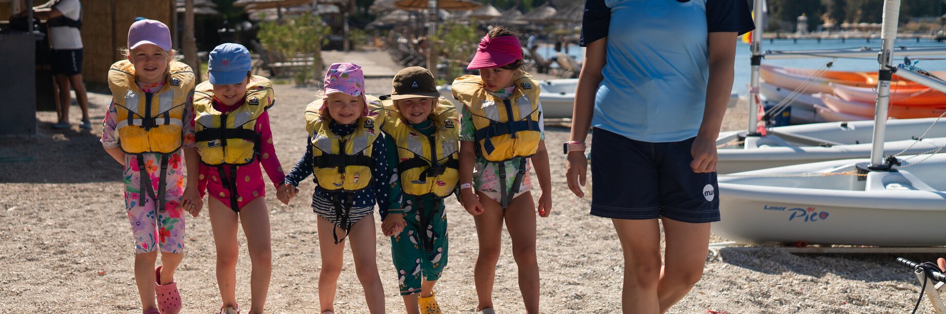 kids club on beach Phokaia Beach Resort Turkey