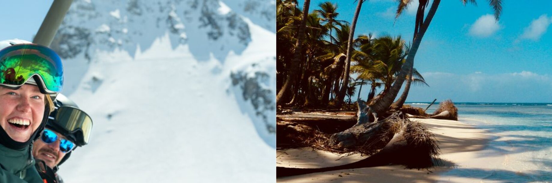 Alpine snow or Carribean beach - which is better for February half term?