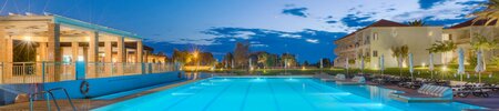 Main pool at Aeolian Village Beach Resort, Lesvos, Greece