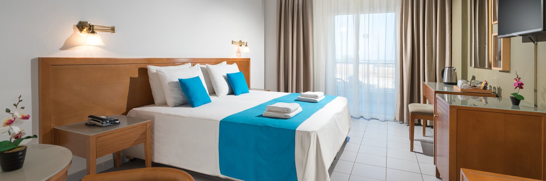 Aeolian village Beach Resort, Lesvos, twin room