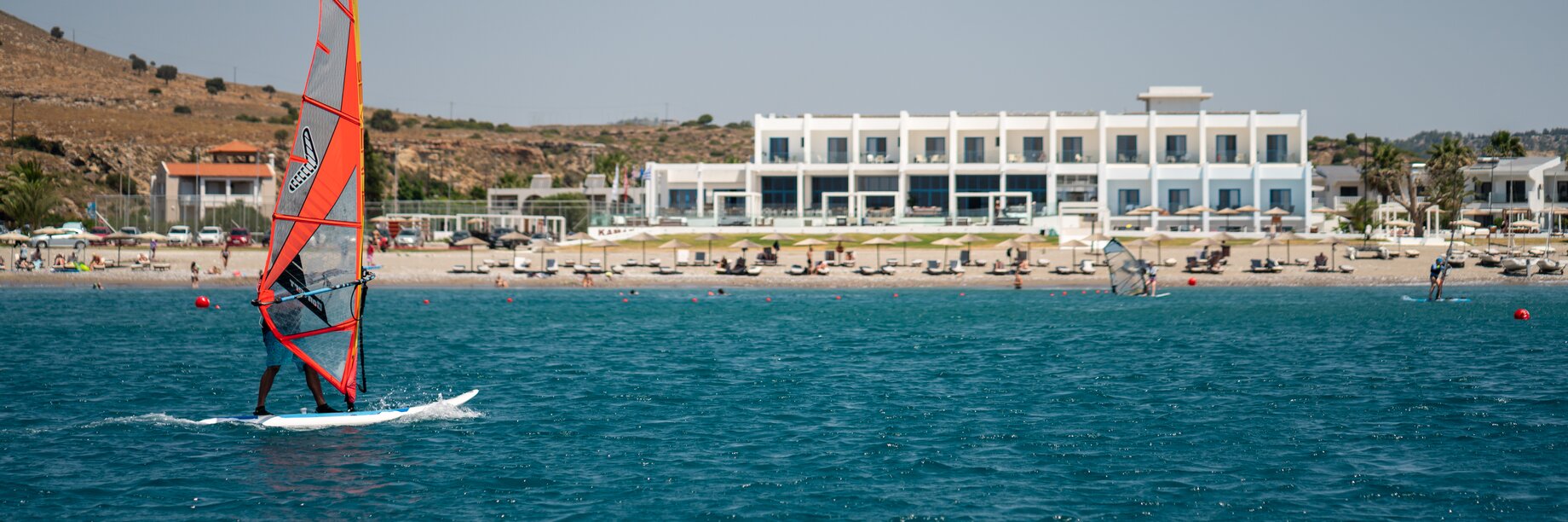 a sailboat in the water