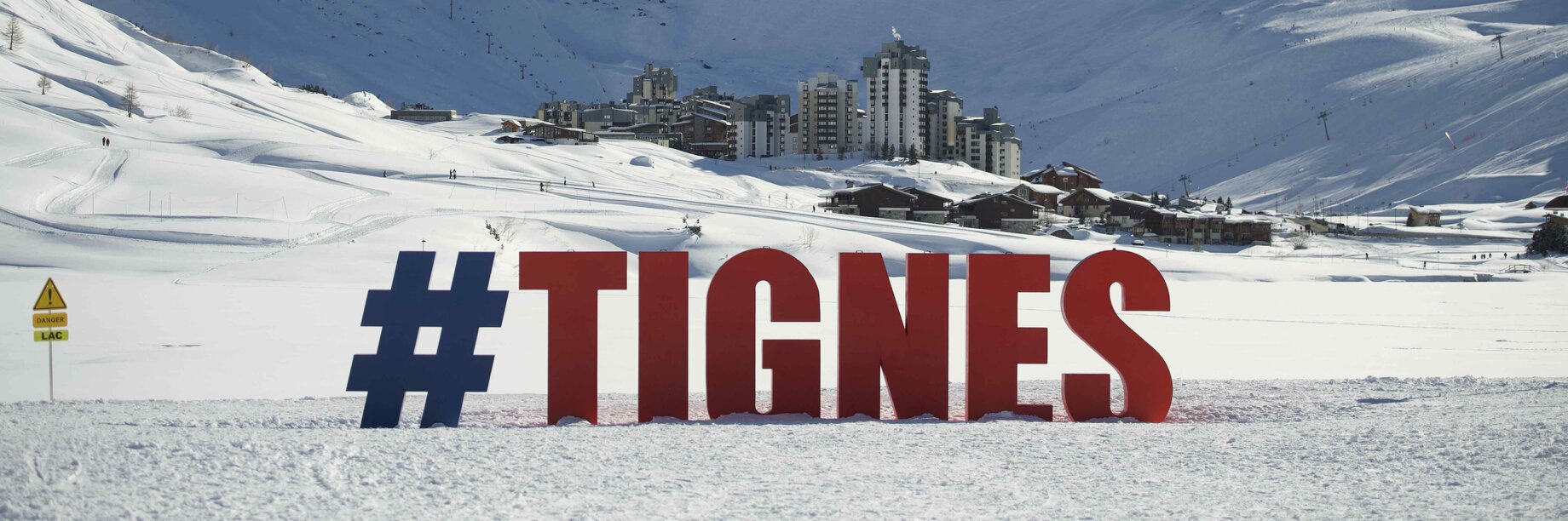 High altitude ski resort of Tignes