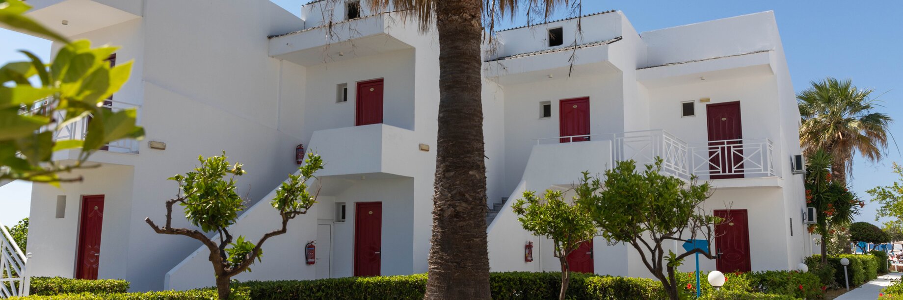 Information on room types at Kamari Beach Resort, Rhodes