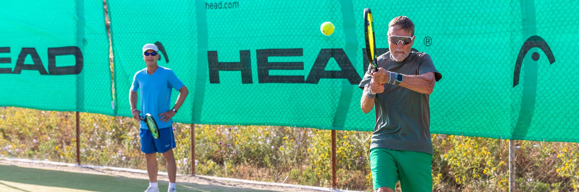 Tennis lessons at Aeolian Village Lesvos