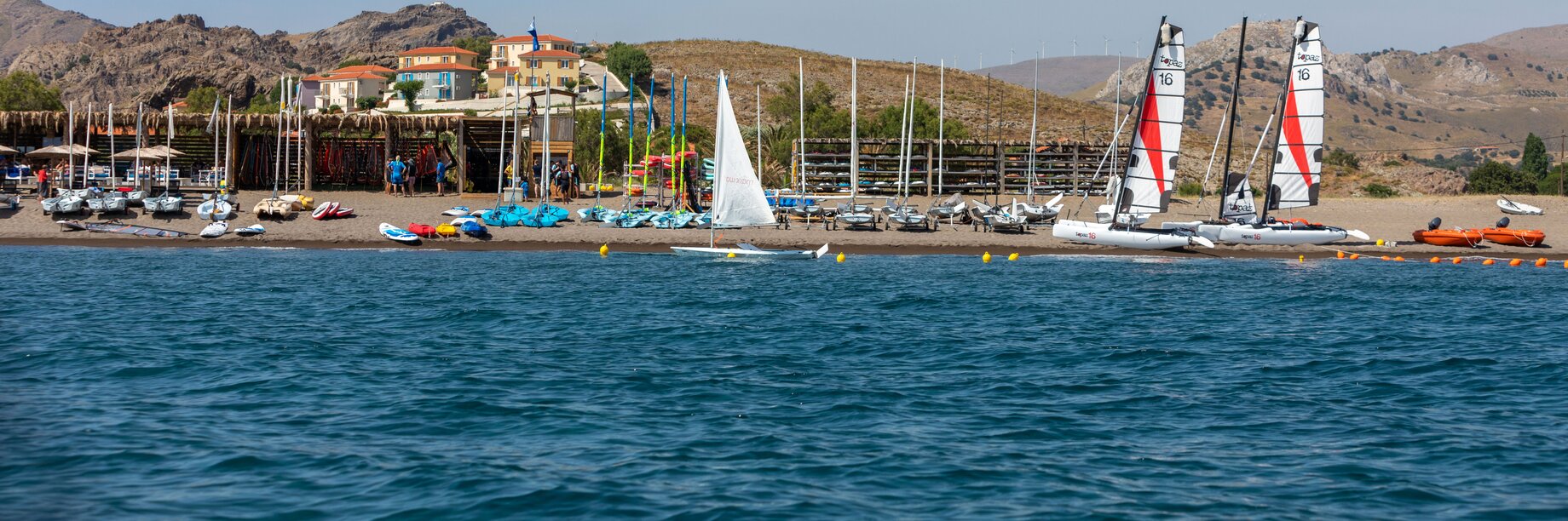 Aeolian Village beach and watersports equipment