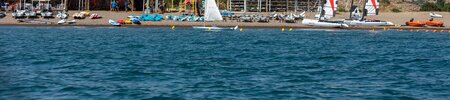Aeolian Village beach and watersports equipment