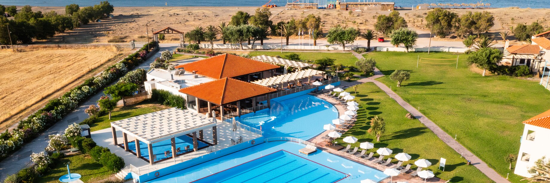 Aeolian Village Beach Resort in Lesvos, Greece